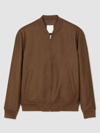  Tom Ellis CIA S01 Brown  Bomber Jacket