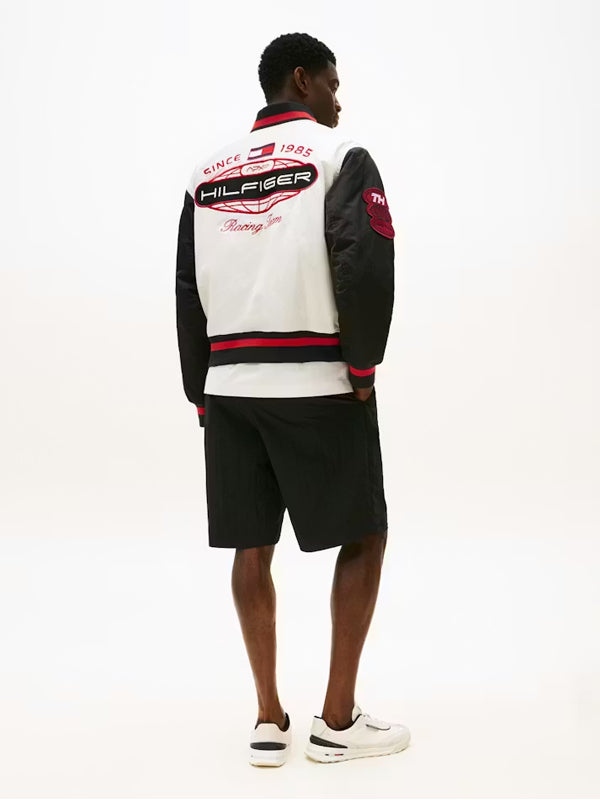 Tommy-Hilfiger-F1-Movie-Racing-Varsity-Jacket-Back