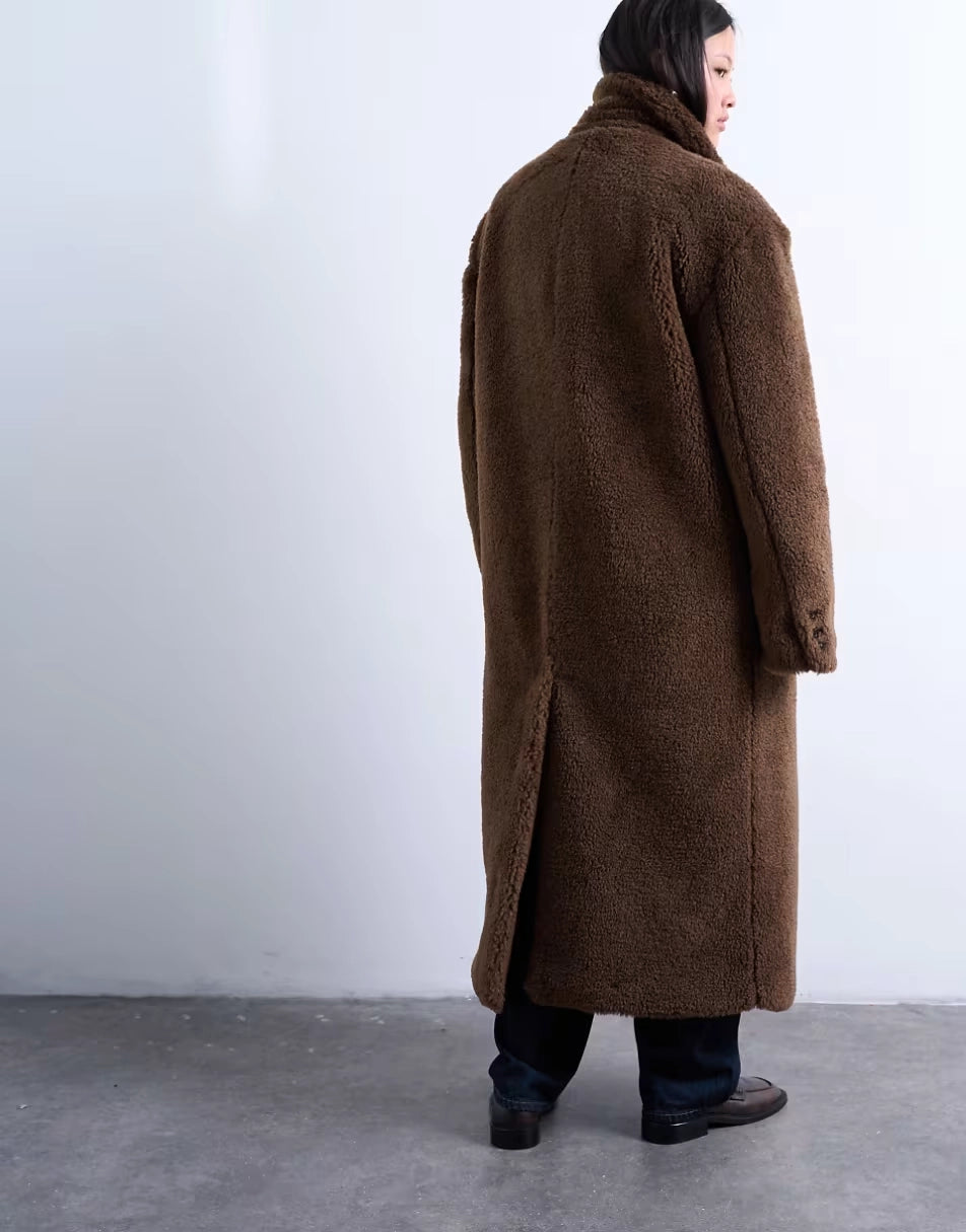 Topshop-Double-Breasted-Teddy-Longline-Coat-Back