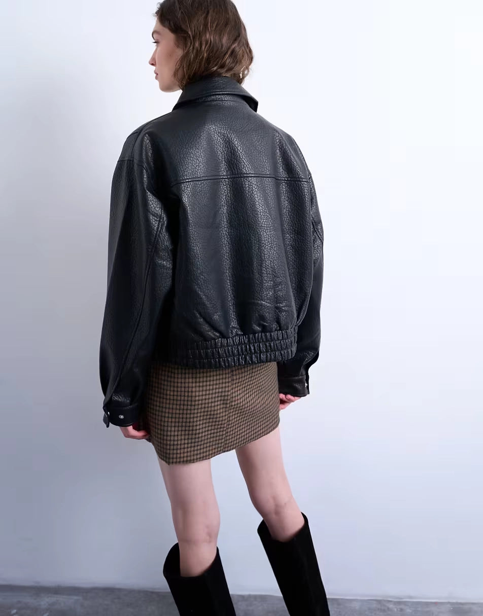 Topshop-Faux-Leather-Bubble-Boxy-Zip-Through-Bomber-Jacket-Black