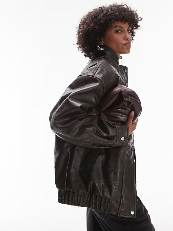 Topshop-Faux-Leather-Super-Oversized-Bomber-Jacket-With-Borg-Lining-Brown