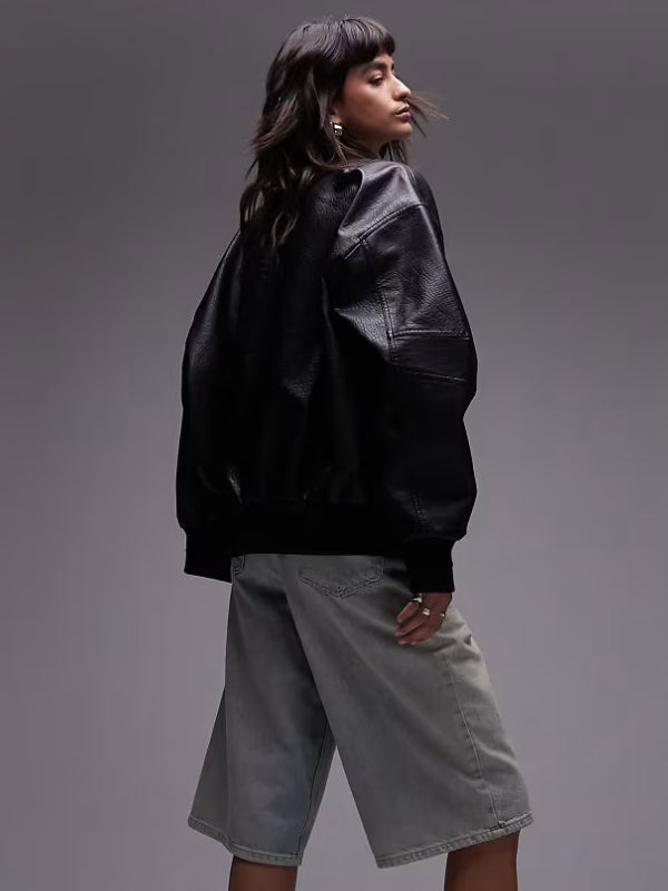 Topshop-Leather-Oversized-Bomber-Jacket-Back