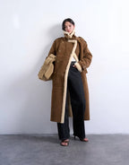 Topshop-Longline-Aviator-Faux-Shearling-Coat-In-Tan-And-Cream