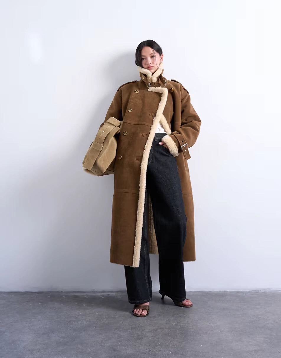 Topshop-Longline-Aviator-Faux-Shearling-Coat
