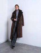 Topshop-Longline-Aviator-Faux-Shearling-Jacket-Chocolate
