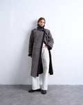 Topshop-Longline-Aviator-Faux-Shearling-Jacket-In-Gray
