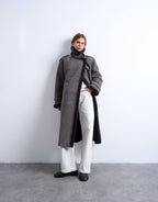 Topshop-Longline-Aviator-Faux-Shearling-Jacket-In-Gray