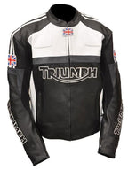 Triumph Motorcycle Leather Racing Jacket
