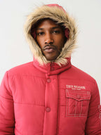 True_Religion_Fur_Jacket_Red