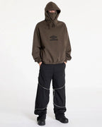 Umbro-Balaclava-Hoodie-Brown