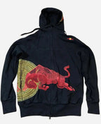 Navy Vintage Red Bull Big Logo Racing Hoodie Zing Apparel