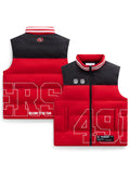 Unisex-Scarlet-San-Francisco-49ers-Team-Puffer-Vest