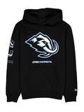 Utah-Mammoth-Logo-Printed-Pullover-Hoodie-Black