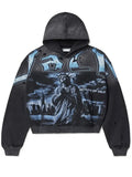Vale Hoodie Black And Blue