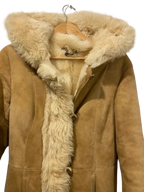 Vintage 70s Penny Lane Shearling Leather Coat Sale
