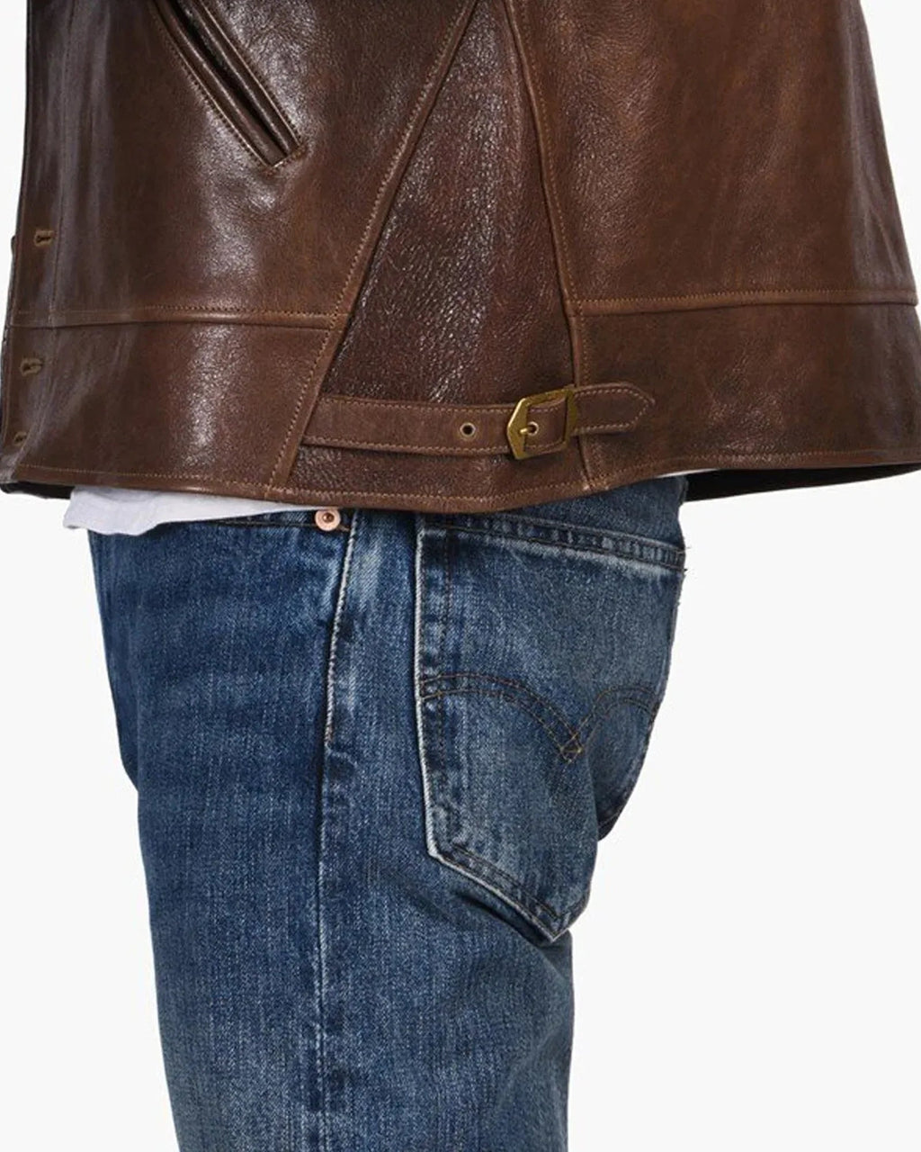 Vintage Albert Einstein Leather Jacket