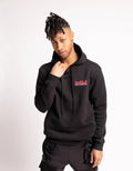 Vintage Red Bull Big Embroidered Logo Racing Hoodie Black