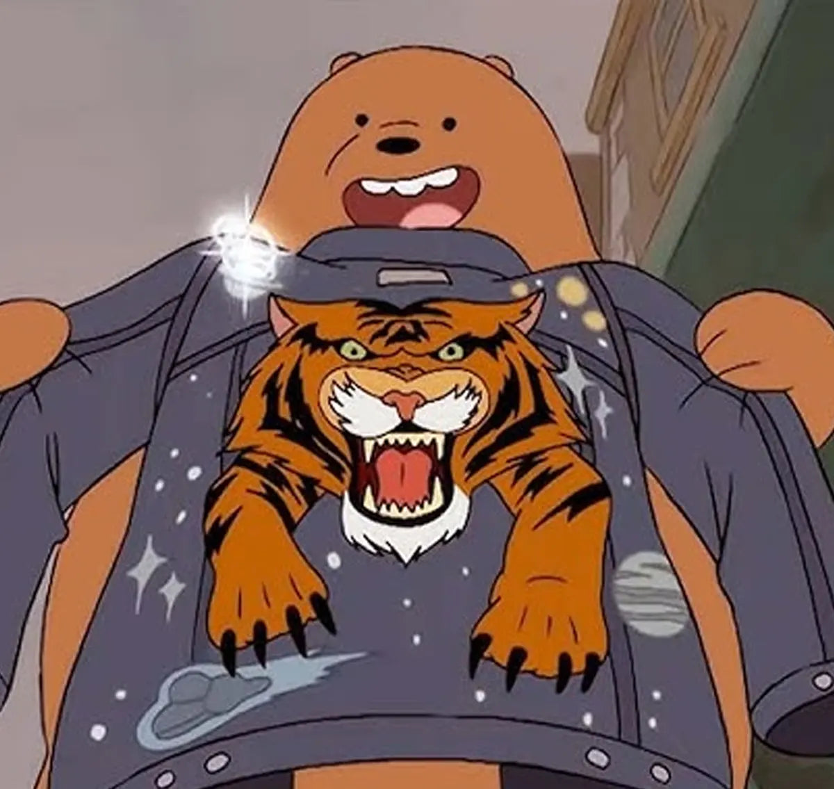 We Bare Bears Jean Jacket
