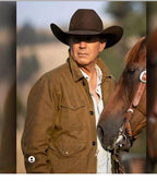 Yellowstone John Cotton Jacket Men, Brown Zing Apparel