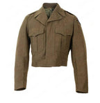 Dwight Eisenhower Jacket Men, Brown Zing Apparel