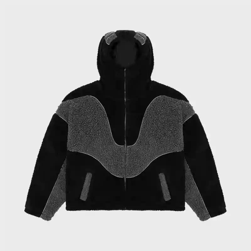 Trendt Vision Flees Jacket Men,  Black Zing Apparel