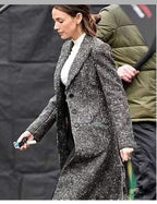 Fool Me Once Michelle Keegan Longline Tweed Coat Zing Apparel