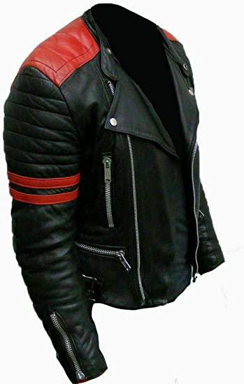 Men's Asymmetrical Zipper Brando Biker Jacket Zing Apparel