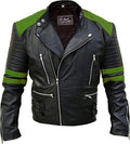 Men's Asymmetrical Zipper Brando Biker Jacket Zing Apparel