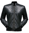 Stephen Amell Hooded Black Leather Jacket Zing Apparel