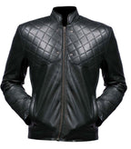Stephen Amell Hooded Black Leather Jacket Zing Apparel