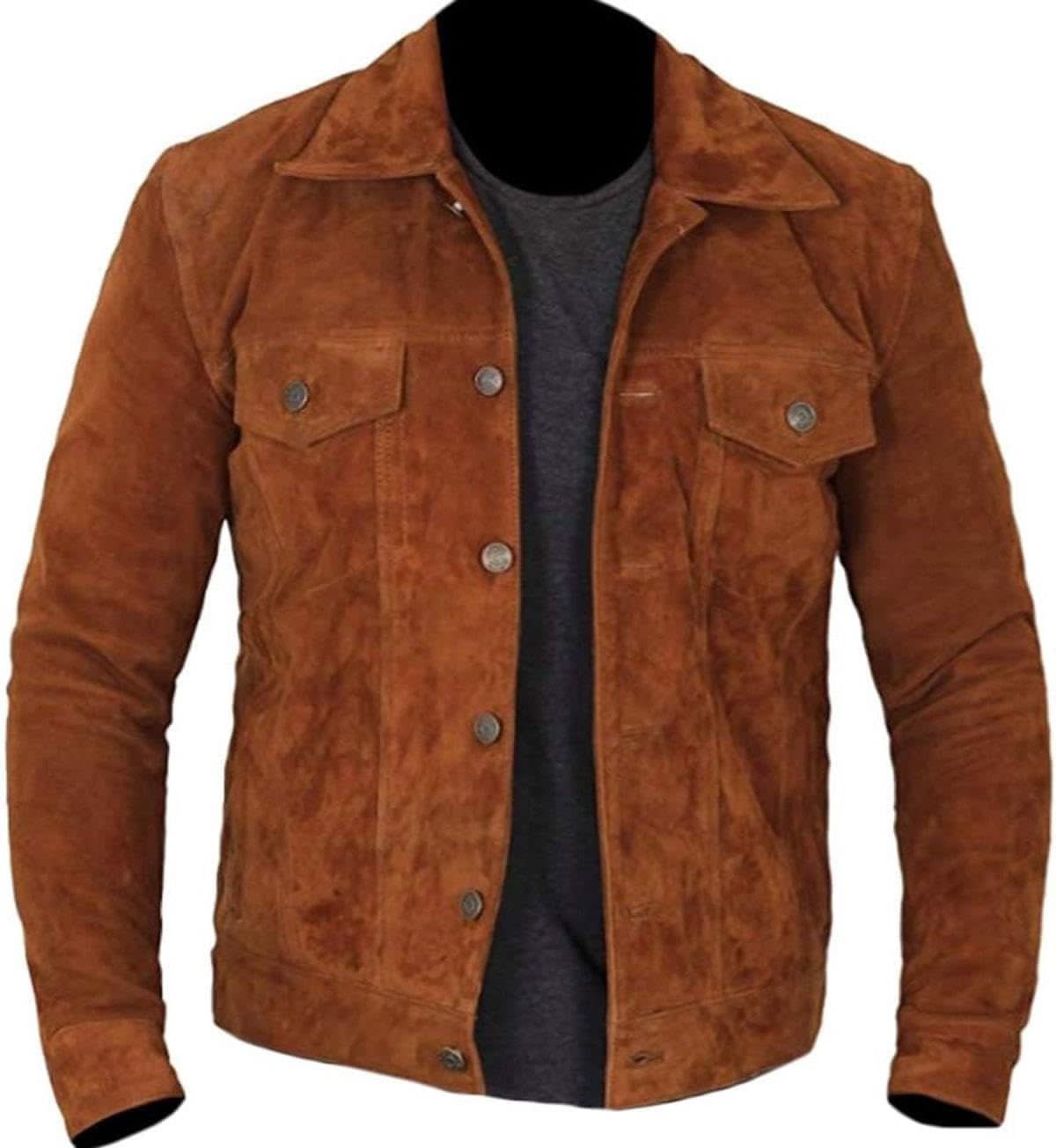 Men's Fashion Moto Stylish Suede Leather Jacket Zing Apparel