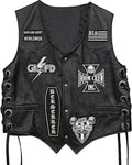 Skull Jacket Black Label Society Leather Vest Zing Apparel