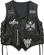 Skull Jacket Black Label Society Leather Vest Zing Apparel