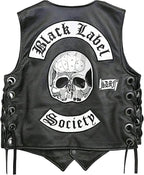 Skull Jacket Black Label Society Leather Vest Zing Apparel