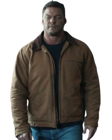 Reacher Alan Ritchson Cotton Jacket, Brown Zing Apparel