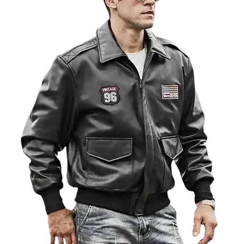 Air Force Pilot Bomber Jacket Men Zing Apparel