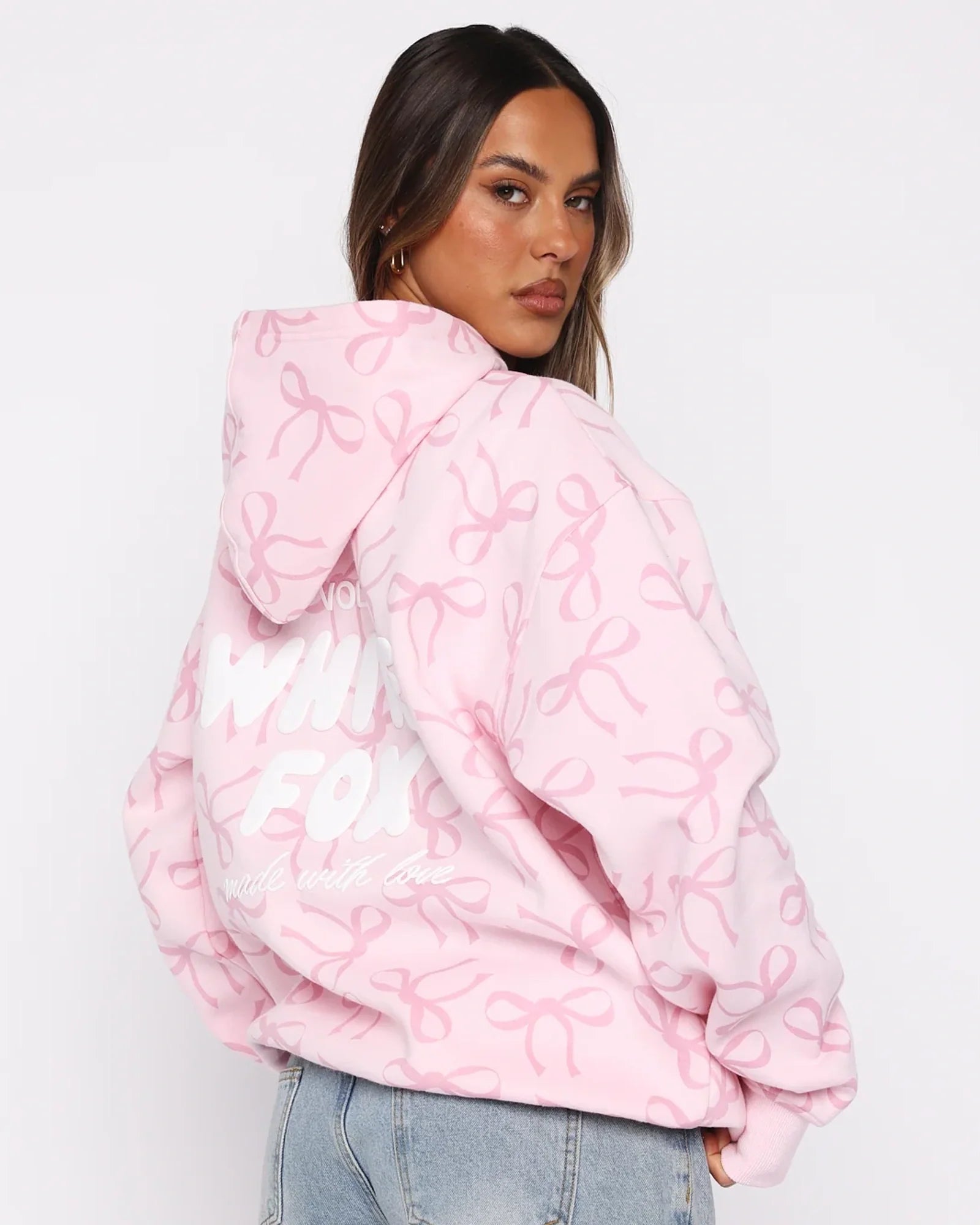 White-Fox-Hoodie-Bow-Pink