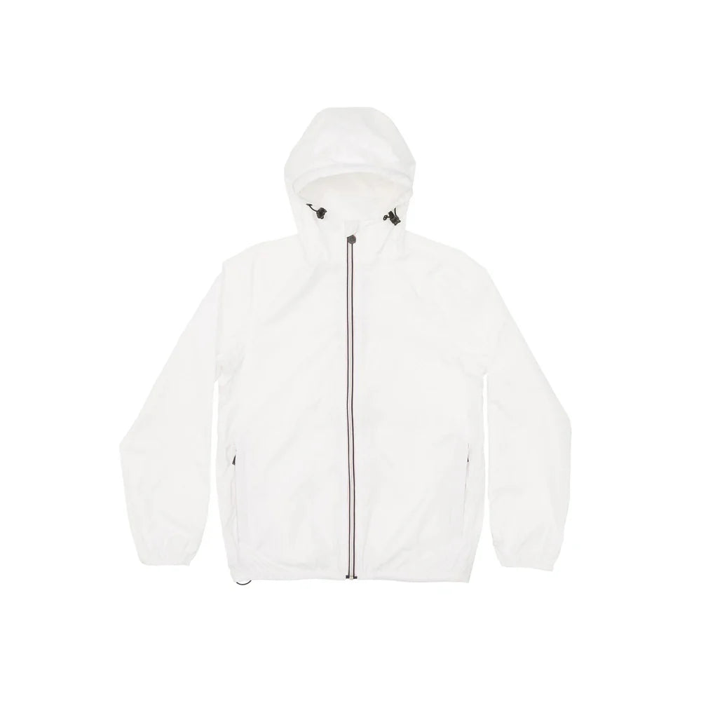 White Mens Windbreaker Jacket