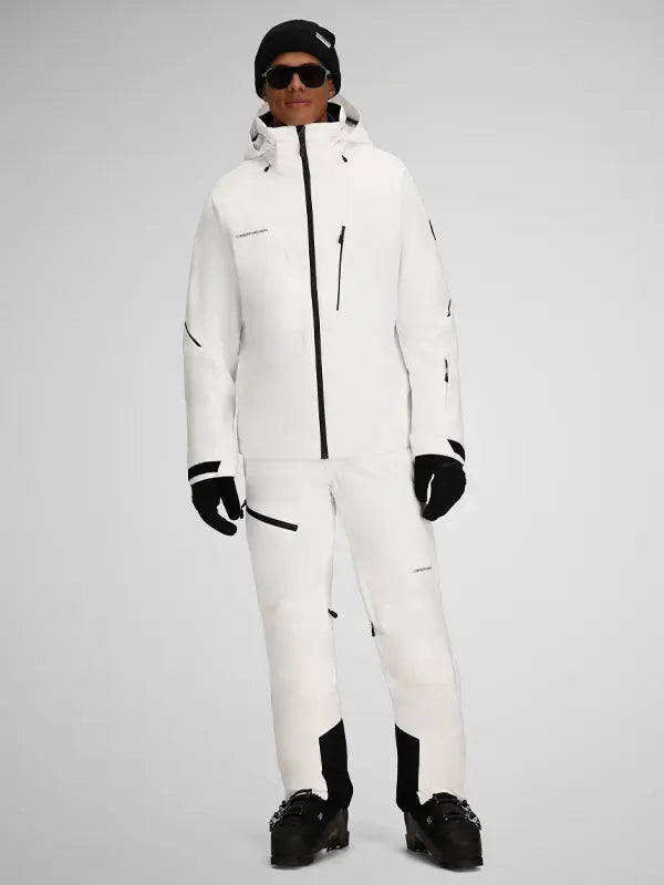 White Obermeyer Ski Jacket Mens