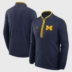 Wolverines-Navy-Fleece-Half-Zip-Coach-Sweatshirt-2025