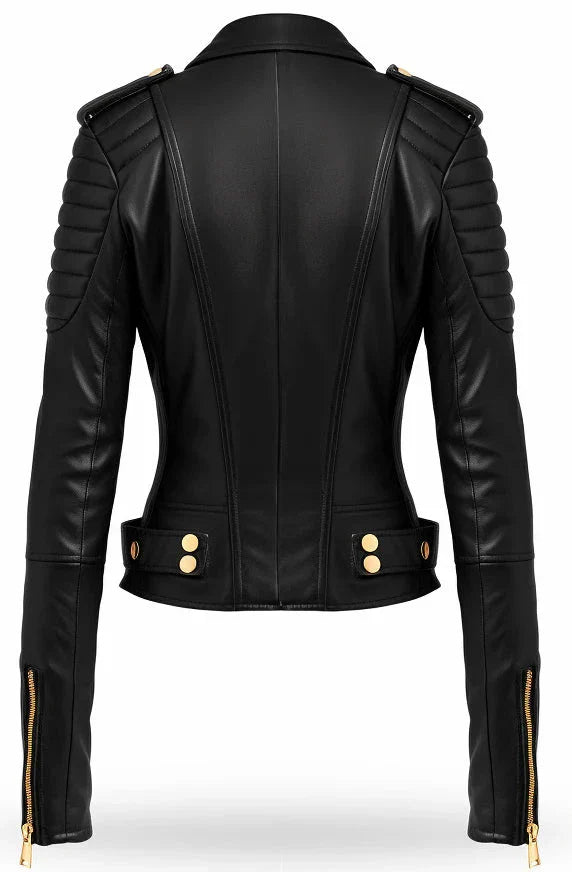 Women-Black-Quilted-Designer-Leather-Jacket-BackView