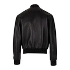 Sheep Zipper Leather Bomber Jacket Women Zing Apparel