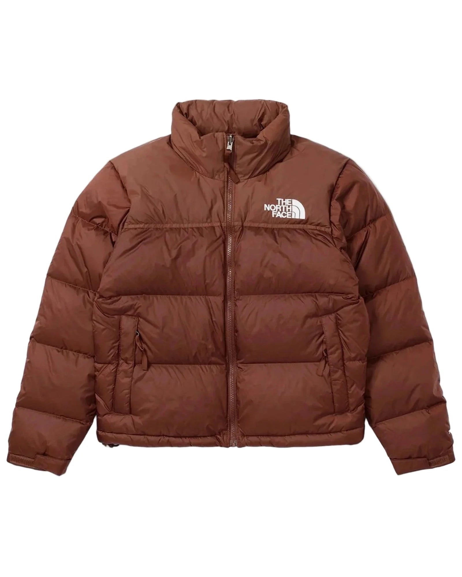 Womens-Brown-North-Face-Puffer-Jacket