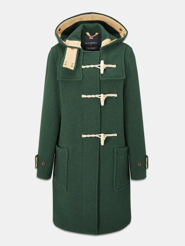 Womens-Green-Duffle-Coat
