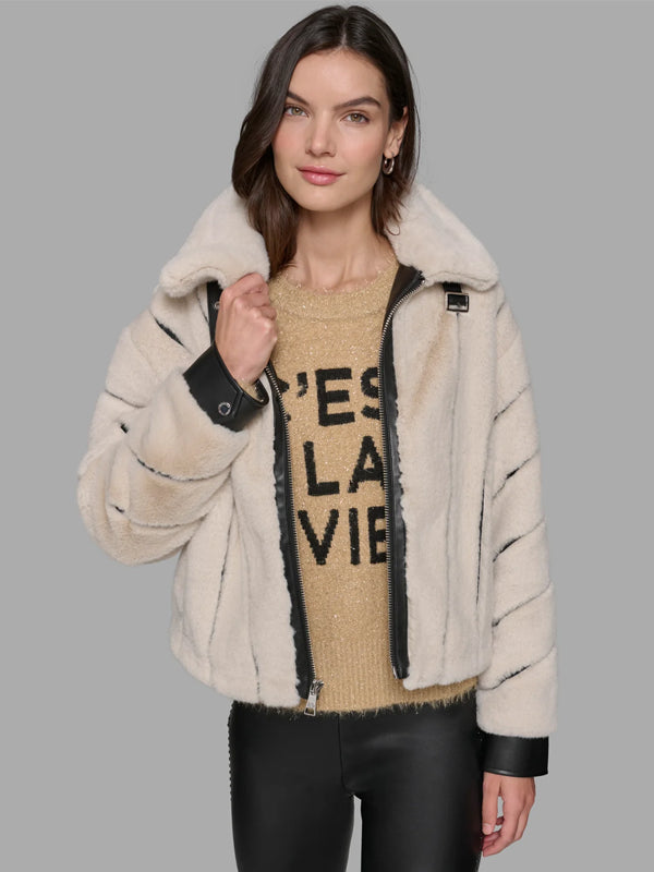 Womens-Karl-Lagerfeld-Faux-Fur-Jacket