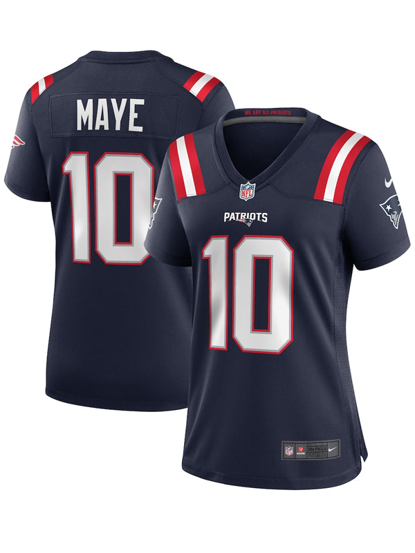 Womens-Nike-Drake-Maye-Navy-New-England-Patriots-Player-Game-Jersey