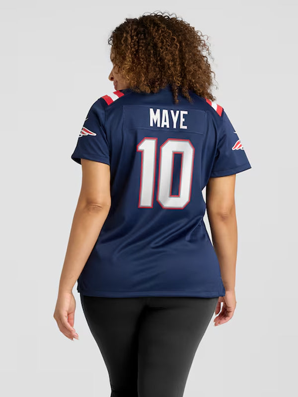 Womens-Nike-Drake-Maye-Navy-New-England-Patriots-Player-Jersey