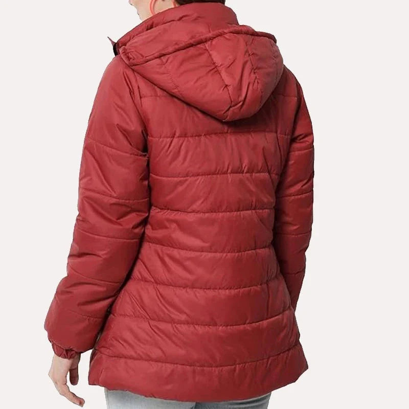 Women's Long Duffel Puffer Jacket Zing Apparel