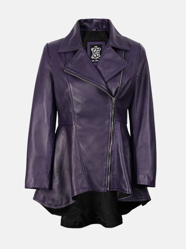 Womens_Purple_Leather_Peplum_Jacket