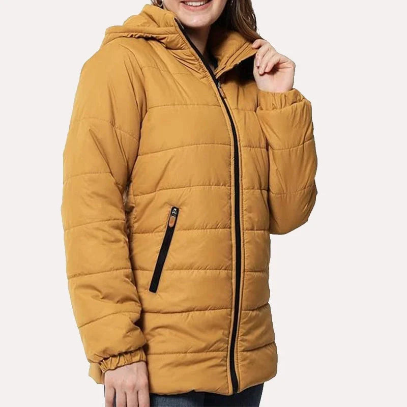 Women's Duffel Long Puffer Jacket Zing Apparel